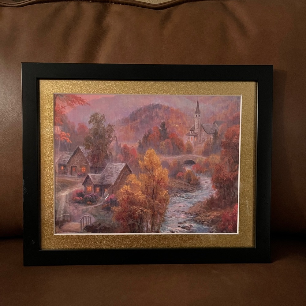 Church Scene Print by Abraham Hunter